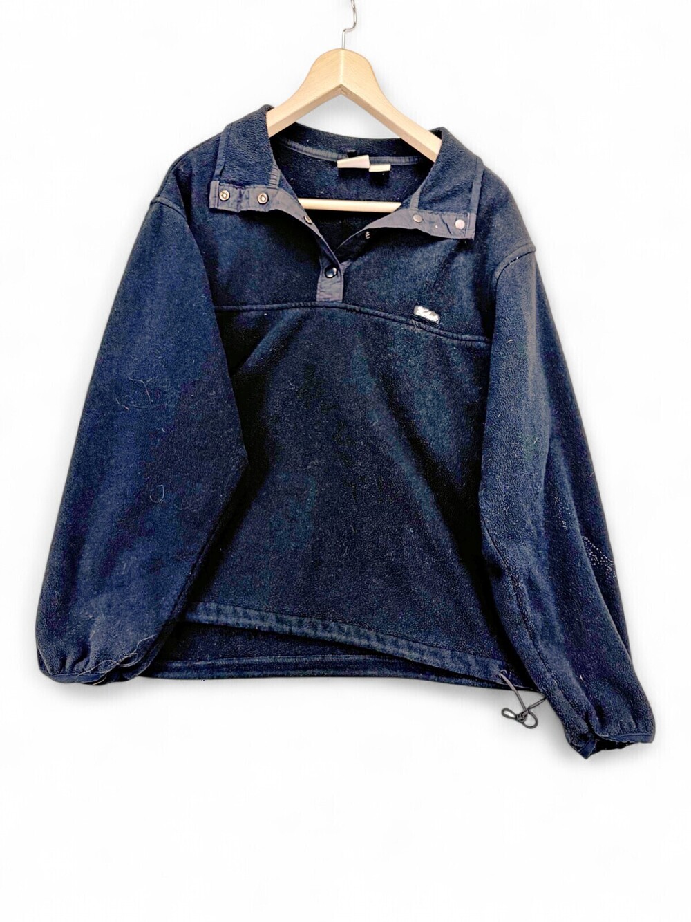 Woolrich Women's Fleece Pullover Quarter-Snap Utility Jacket M